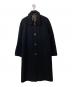 LEONARD（レオナール）の古着「金釦カシミヤ混コート」｜ブラック
