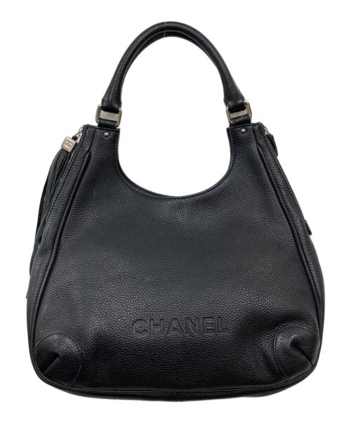 CHANEL（シャネル）CHANEL (シャネル) フリンジチャームショルダーバッグ ブラックの古着・服飾アイテム