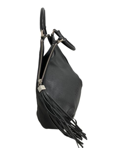 CHANEL（シャネル）CHANEL (シャネル) フリンジチャームショルダーバッグ ブラックの古着・服飾アイテム