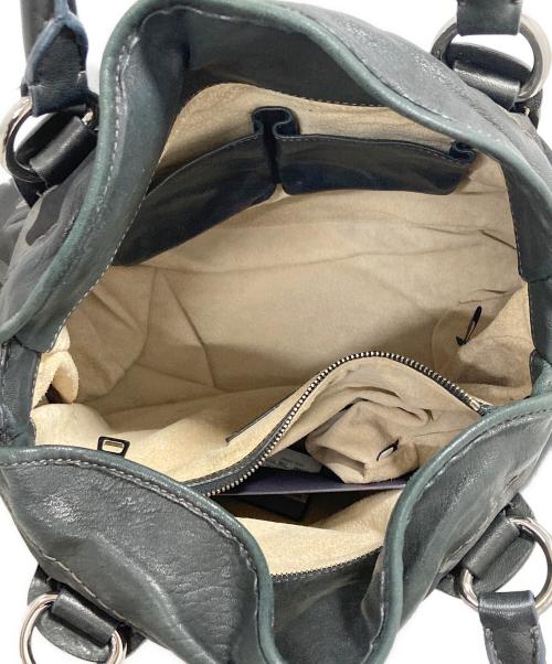 PRADA（プラダ）PRADA (プラダ) スタッズ 迷彩 ハンドバッグ ブラックの古着・服飾アイテム