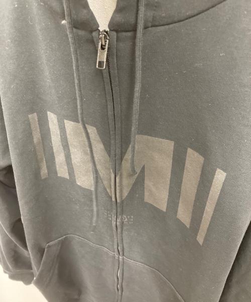 MM6 Maison Margiela（エムエムシックスメゾンマルジェラ）MM6 Maison Margiela (エムエムシックスメゾンマルジェラ) double Front hoodie グレー サイズ:Mの古着・服飾アイテム