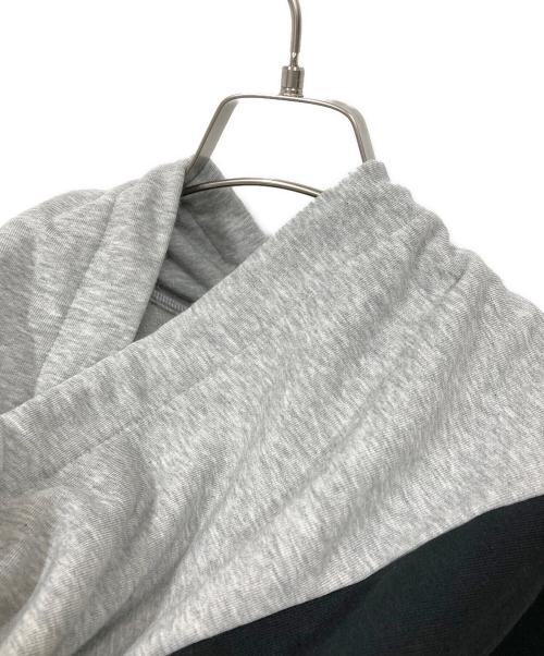MM6 Maison Margiela（エムエムシックスメゾンマルジェラ）MM6 Maison Margiela (エムエムシックスメゾンマルジェラ) double Front hoodie グレー サイズ:Mの古着・服飾アイテム