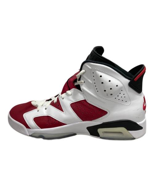 NIKE（ナイキ）NIKE (ナイキ) AIR JORDAN 6 RETRO CARMINE ホワイト×レッド サイズ:29.5の古着・服飾アイテム