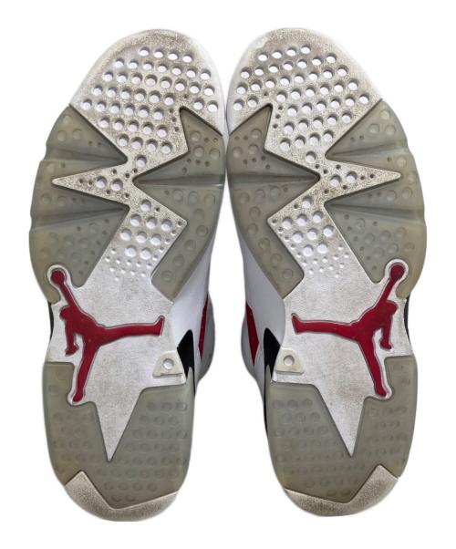 NIKE（ナイキ）NIKE (ナイキ) AIR JORDAN 6 RETRO CARMINE ホワイト×レッド サイズ:29.5の古着・服飾アイテム