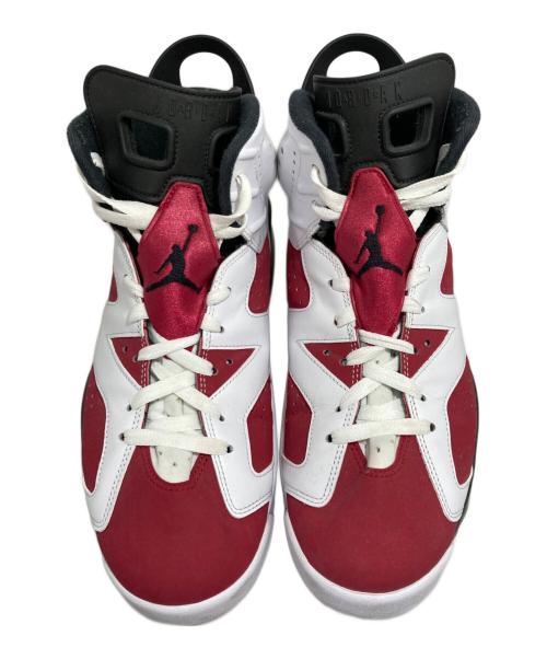 NIKE（ナイキ）NIKE (ナイキ) AIR JORDAN 6 RETRO CARMINE ホワイト×レッド サイズ:29.5の古着・服飾アイテム
