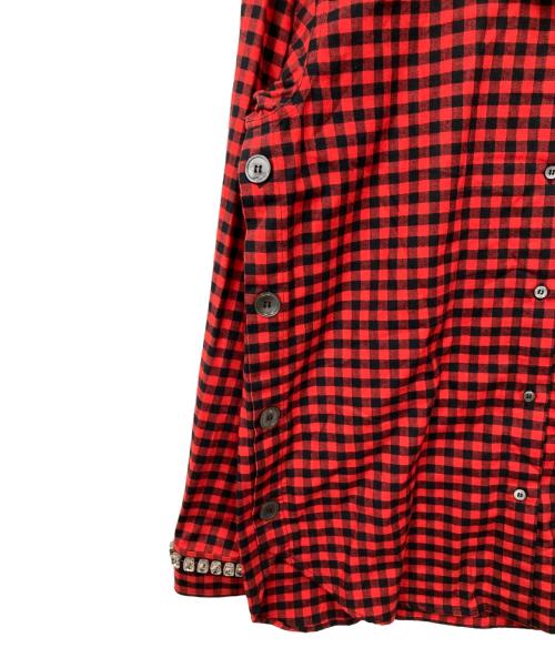 N°21（ヌメロヴェントゥーノ）N°21 (ヌメロヴェントゥーノ) シャツ レッド サイズ:40 未使用品の古着・服飾アイテム