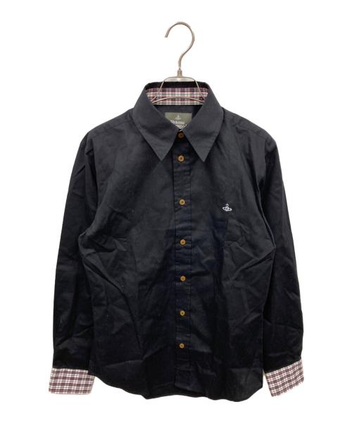 Vivienne Westwood man（ヴィヴィアン ウェストウッド マン）Vivienne Westwood man (ヴィヴィアン ウェストウッド マン) シャツ ブラック サイズ:46 未使用品の古着・服飾アイテム