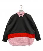 ENFOLDエンフォルド）の古着「LAYERED PULLOVER」｜グレー
