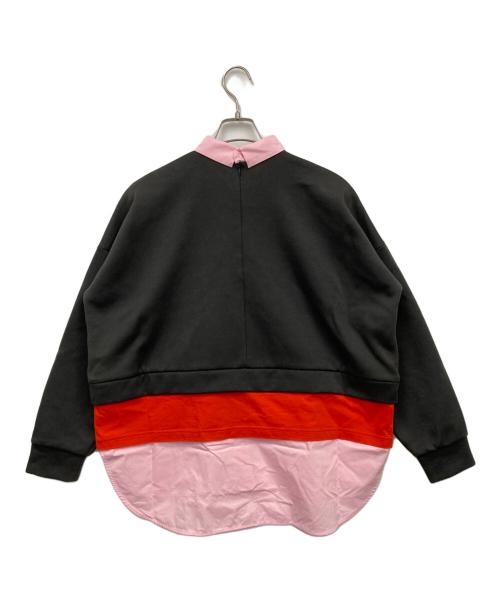 ENFOLD（エンフォルド）ENFOLD (エンフォルド) LAYERED PULLOVER グレー サイズ:Mの古着・服飾アイテム