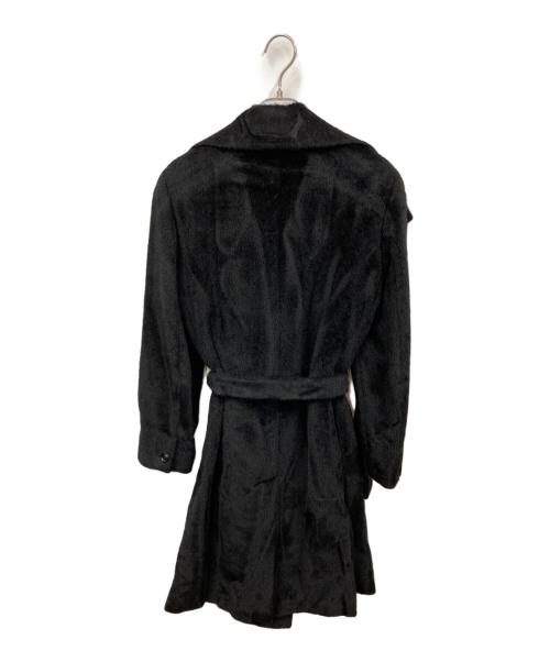 MaxMara（マックスマーラ）MaxMara (マックスマーラ) アルパカウールガウンコート ブラック サイズ:40の古着・服飾アイテム