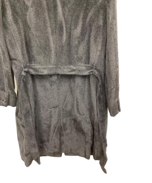 MaxMara（マックスマーラ）MaxMara (マックスマーラ) アルパカウールガウンコート ブラック サイズ:40の古着・服飾アイテム