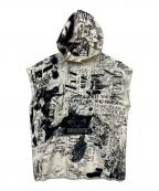 MM6 Maison Margielaエムエムシックスメゾンマルジェラ）の古着「落書きパーカー」｜ベージュ