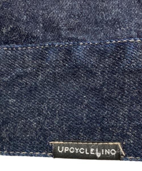 UPCYCLELINO（アップサイクルリノ）UPCYCLELINO (アップサイクルリノ) UpcycleLino BASIC デニムジャケット インディゴ サイズ:2の古着・服飾アイテム