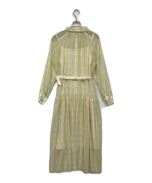 Diagram（ダイアグラム）Diagram (ダイアグラム) ワンピース 黄緑 サイズ:36の古着・服飾アイテム
