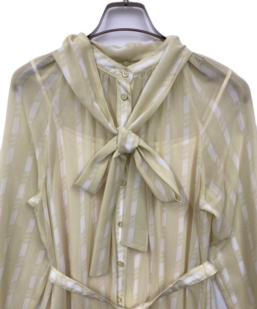 Diagram（ダイアグラム）Diagram (ダイアグラム) ワンピース 黄緑 サイズ:36の古着・服飾アイテム