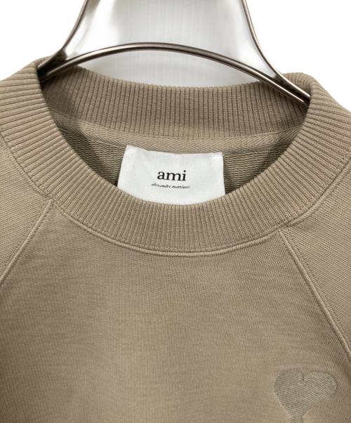 ami（アミ）ami (アミ) スウェット ベージュ サイズ:Sの古着・服飾アイテム