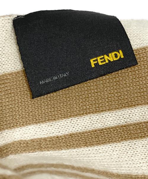 FENDI（フェンディ）FENDI (フェンディ) マフラー ブラウンの古着・服飾アイテム