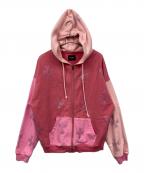 unknownアンノーン）の古着「ジップパーカー」｜ピンク