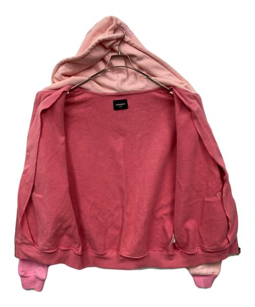 unknown（アンノーン）unknown (アンノーン) ジップパーカー ピンク サイズ:Lの古着・服飾アイテム