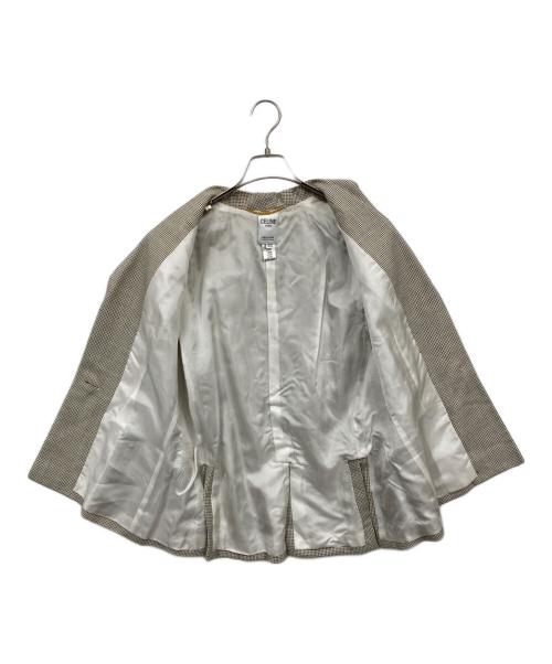 CELINE（セリーヌ）CELINE (セリーヌ) テーラードジャケット グレー サイズ:42の古着・服飾アイテム