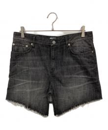 BALENCIAGA（バレンシアガ）の古着「Cut-Up Mini Skirt」｜グレー