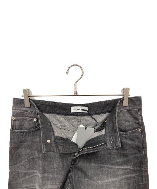 BALENCIAGA（バレンシアガ）BALENCIAGA (バレンシアガ) Cut-Up Mini Skirt グレー サイズ:38の古着・服飾アイテム