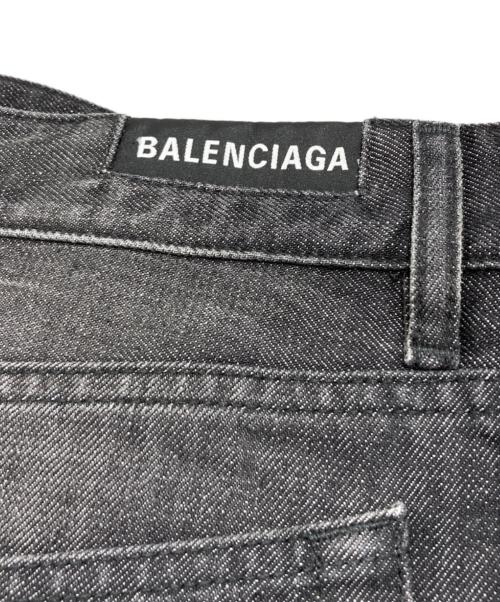 BALENCIAGA（バレンシアガ）BALENCIAGA (バレンシアガ) Cut-Up Mini Skirt グレー サイズ:38の古着・服飾アイテム