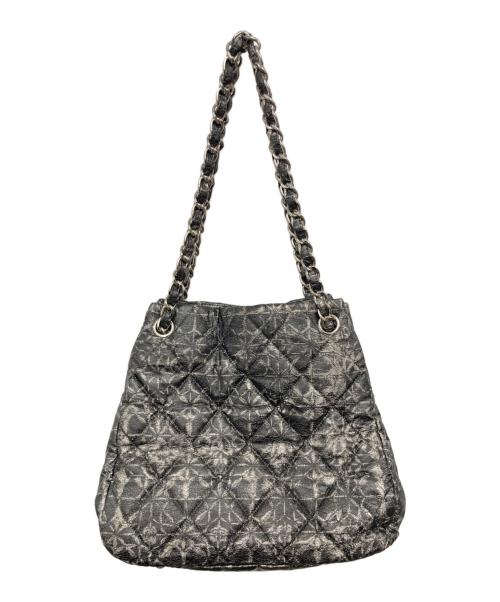 CHANEL（シャネル）CHANEL (シャネル) ココマークチェーンショルダーバッグ グレーの古着・服飾アイテム