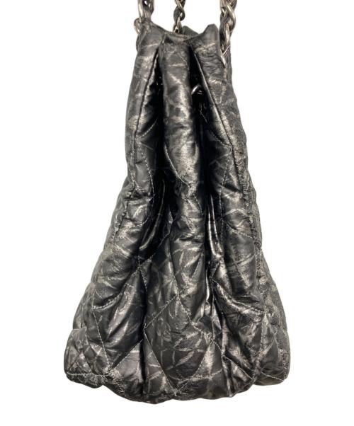CHANEL（シャネル）CHANEL (シャネル) ココマークチェーンショルダーバッグ グレーの古着・服飾アイテム