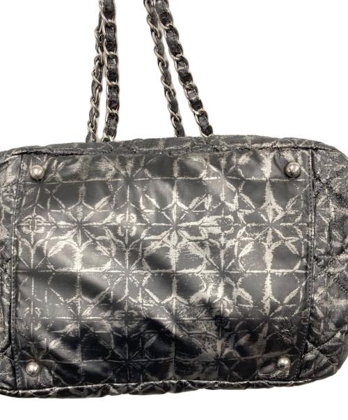 CHANEL（シャネル）CHANEL (シャネル) ココマークチェーンショルダーバッグ グレーの古着・服飾アイテム