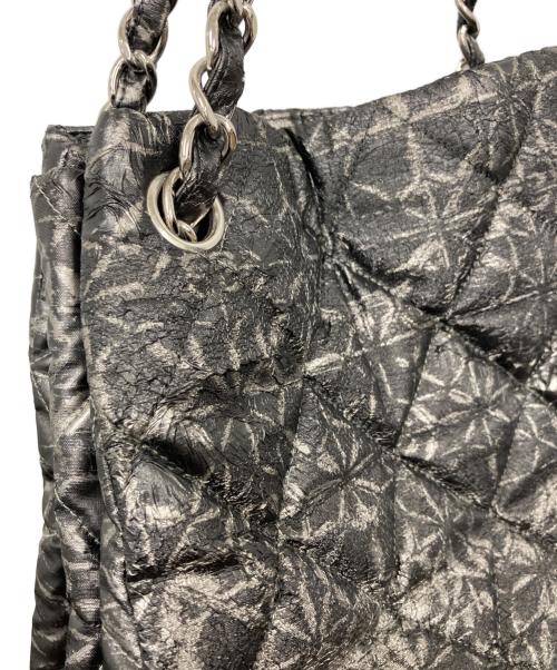 CHANEL（シャネル）CHANEL (シャネル) ココマークチェーンショルダーバッグ グレーの古着・服飾アイテム