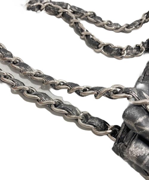 CHANEL（シャネル）CHANEL (シャネル) ココマークチェーンショルダーバッグ グレーの古着・服飾アイテム