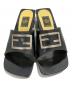 中古・古着 FENDI (フェンディ) サンダル ブラック サイズ:37：8000円