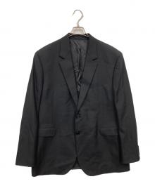 CELINE（セリーヌ）の古着「ウールボクシーギャバジンジャケット」｜ブラック