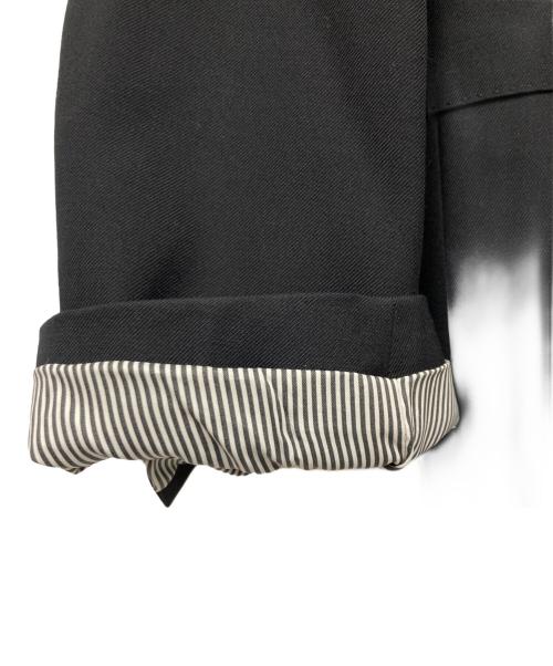 CELINE（セリーヌ）CELINE (セリーヌ) ウールボクシーギャバジンジャケット ブラック サイズ:54の古着・服飾アイテム