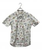 maison kitsuneメゾンキツネ）の古着「半袖シャツ」｜ホワイト