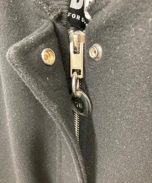 DIESEL（ディーゼル）DIESEL (ディーゼル) ウールコート ブラック サイズ:XSの古着・服飾アイテム