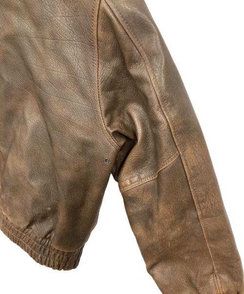 U'S NAVY（ユーエスネイビー）U'S NAVY (ユーエスネイビー) A-2フライトジャケット ブラウン サイズ:38の古着・服飾アイテム