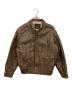 U'S NAVY（ユーエスネイビー）の古着「A-2フライトジャケット」｜ブラウン