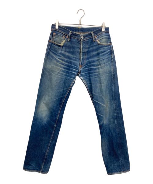 EVISU（エヴィス）EVISU (エヴィス) ビッグカモメプリントデニムパンツ ブルー サイズ:W34×L35の古着・服飾アイテム