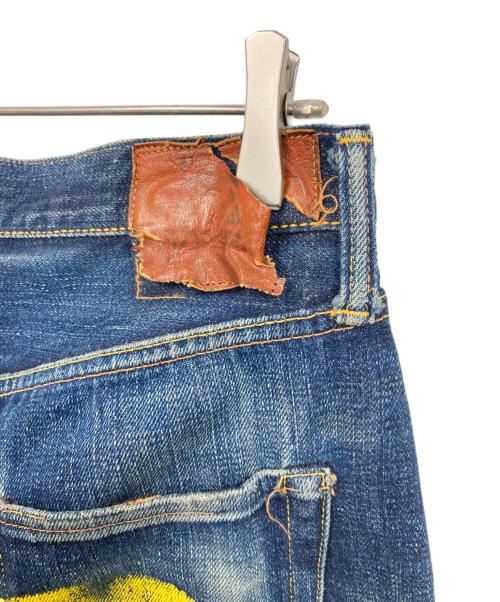 EVISU（エヴィス）EVISU (エヴィス) ビッグカモメプリントデニムパンツ ブルー サイズ:W34×L35の古着・服飾アイテム