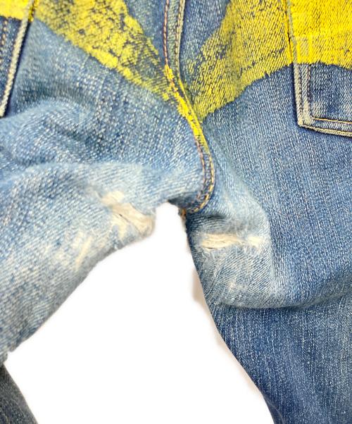 EVISU（エヴィス）EVISU (エヴィス) ビッグカモメプリントデニムパンツ ブルー サイズ:W34×L35の古着・服飾アイテム