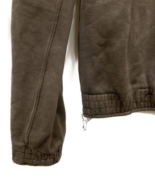 NUMBER (N)INE（ナンバーナイン）NUMBER (N)INE (ナンバーナイン) ダメージ加工ジオバーニスウェット オリーブ サイズ:4の古着・服飾アイテム