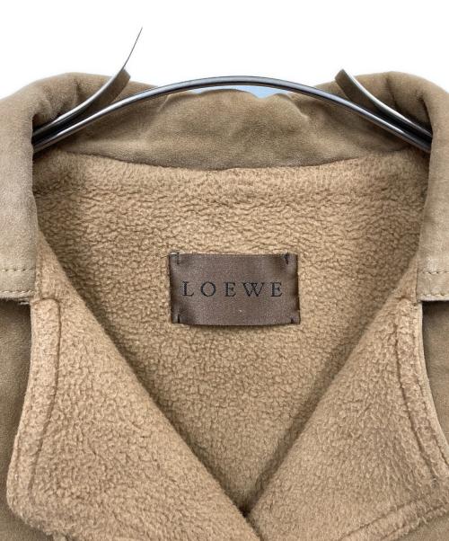LOEWE（ロエベ）LOEWE (ロエベ) ムートンジャケット ベージュ サイズ:記載なしの古着・服飾アイテム