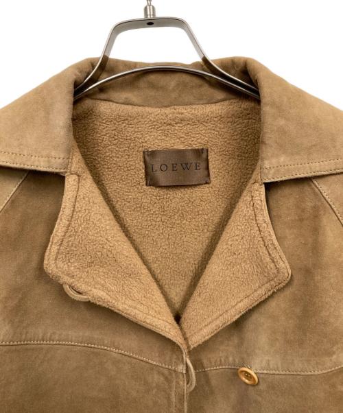 LOEWE（ロエベ）LOEWE (ロエベ) ムートンジャケット ベージュ サイズ:記載なしの古着・服飾アイテム