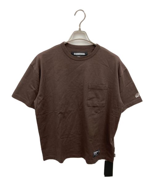 NEIGHBORHOOD（ネイバーフッド）NEIGHBORHOOD (ネイバーフッド) CLASSIC CREWNECK SS ブラウン サイズ:M 未使用品の古着・服飾アイテム