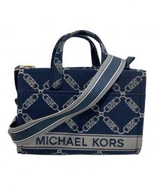 MICHAEL KORS（マイケル・コース）の古着「2WAYショルダーバッグ」｜ネイビー