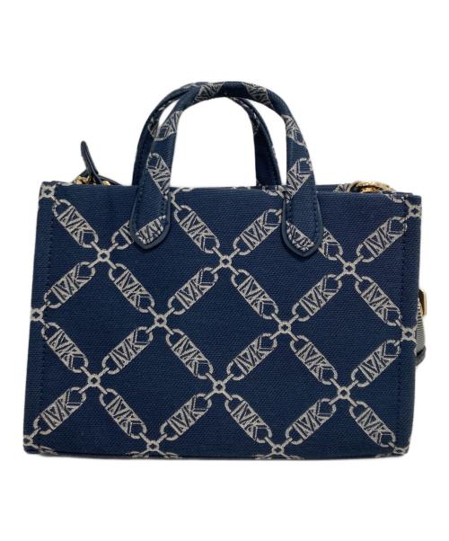 MICHAEL KORS（マイケル・コース）MICHAEL KORS (マイケル・コース) 2WAYショルダーバッグ ネイビーの古着・服飾アイテム