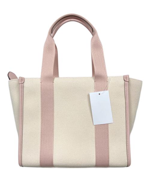 Kate Spade（ケイトスペード）Kate Spade (ケイトスペード) キップ キャンバス スモール トート ホワイトの古着・服飾アイテム