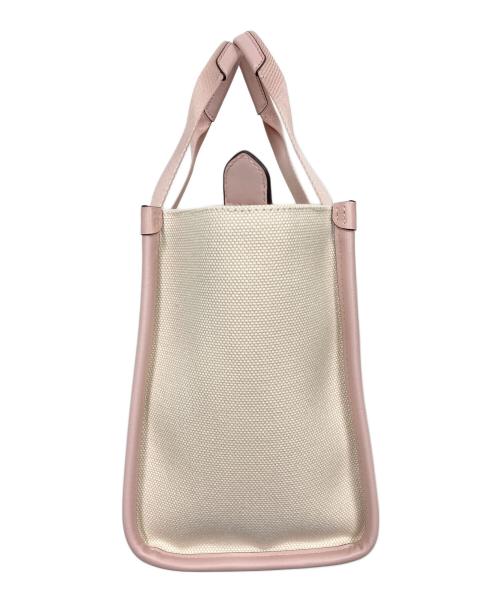 Kate Spade（ケイトスペード）Kate Spade (ケイトスペード) キップ キャンバス スモール トート ホワイトの古着・服飾アイテム